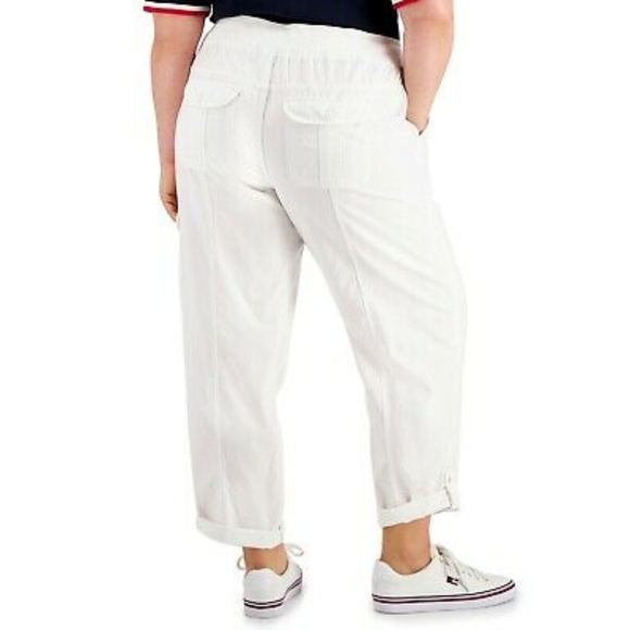 TOMMY HILFIGER PLUS SIZE ALTON CARGO PANTS - Picture 2 of 6